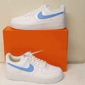 Air Force 1 '07 NN/White/White/Volt/University Blue/ W 7.5=6Y (DV3808-103)